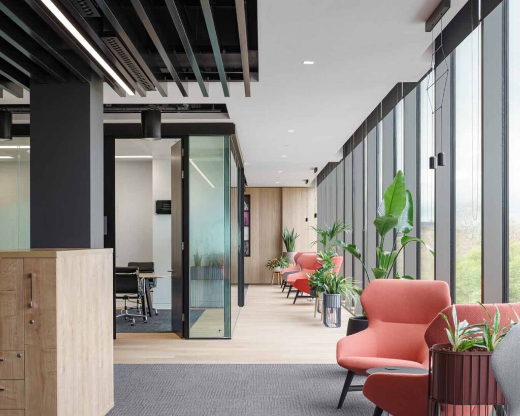 Horizon Therapeutics Earth Office interior Landscaping Pot planting